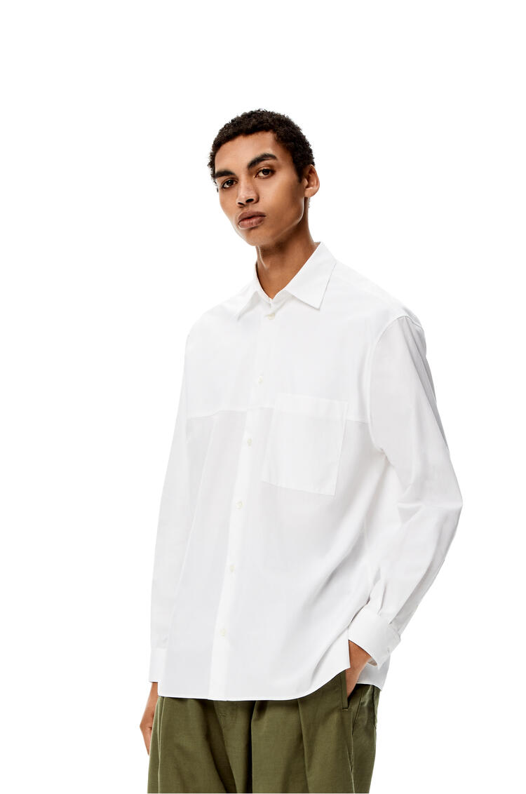 LOEWE Shirt in Anagram jacquard cotton White pdp_rd