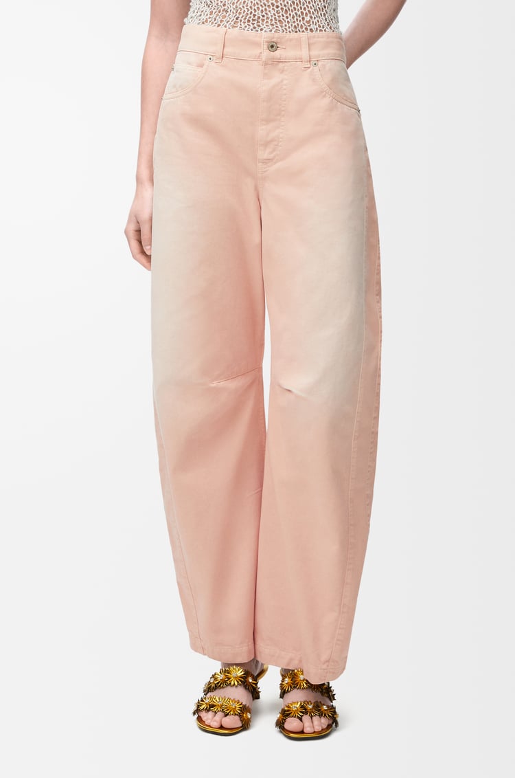 LOEWE バレル トラウザーズ（コットン） ライトピンク