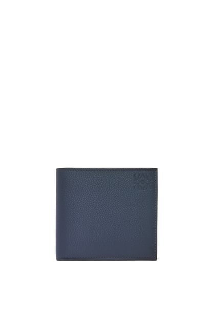 LOEWE Bifold wallet in soft grained calfskin Onyx Blue plp_rd