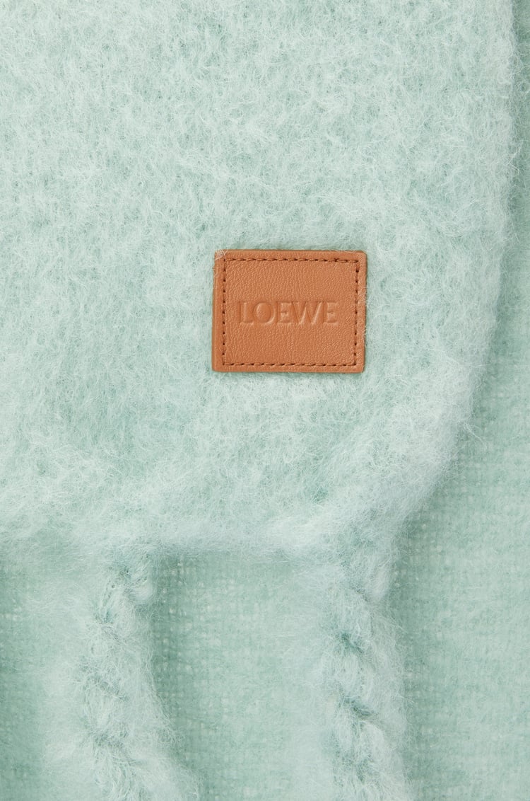 LOEWE スカーフ（モヘア&ウールブレンド） ウォーター