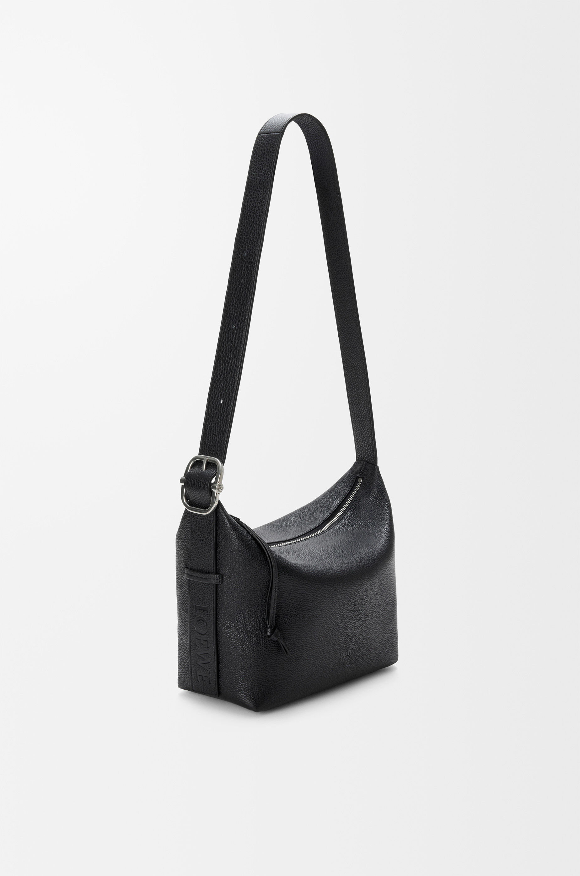 LOEWE ロエベ ショルダーバッグ ループ ホーボー ループ ホーボー（サプルグレインカーフ） ブラック - ロエベ 日本