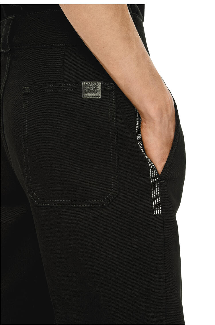 LOEWE Drill pants in cotton Black pdp_rd