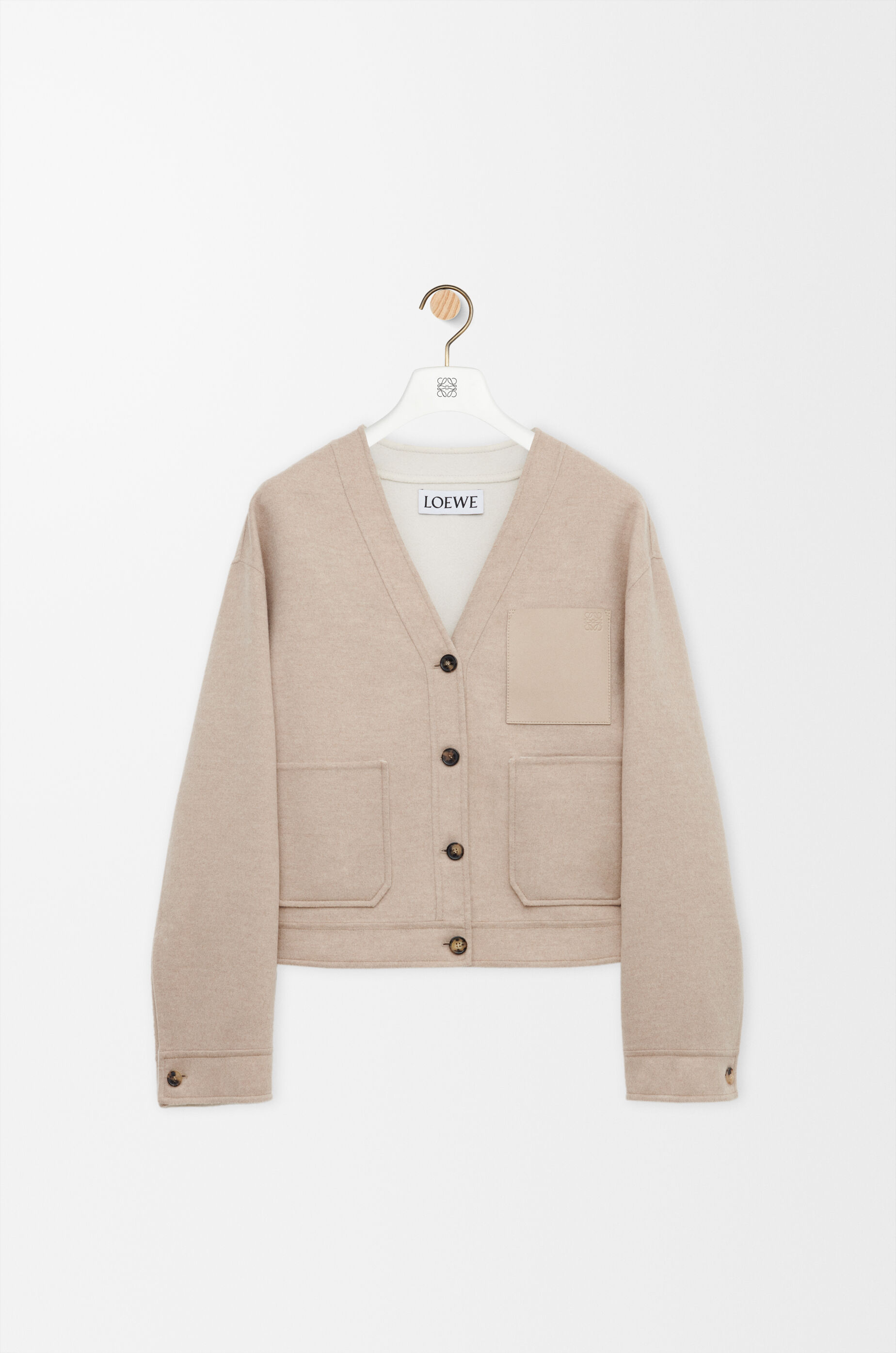カーディガン（ウール&カシミヤ） ベージュ - LOEWE