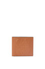 LOEWE Brand bifold wallet in grained calfskin Tan