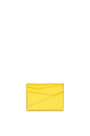 LOEWE Puzzle stitches plain cardholder in smooth calfskin Lemon pdp_rd