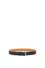 LOEWE Roller buckle belt in smooth calfskin Black/Palladium pdp_rd