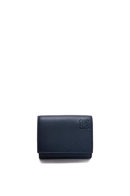 LOEWE Trifold wallet in soft grained calfskin 深海軍藍 plp_rd