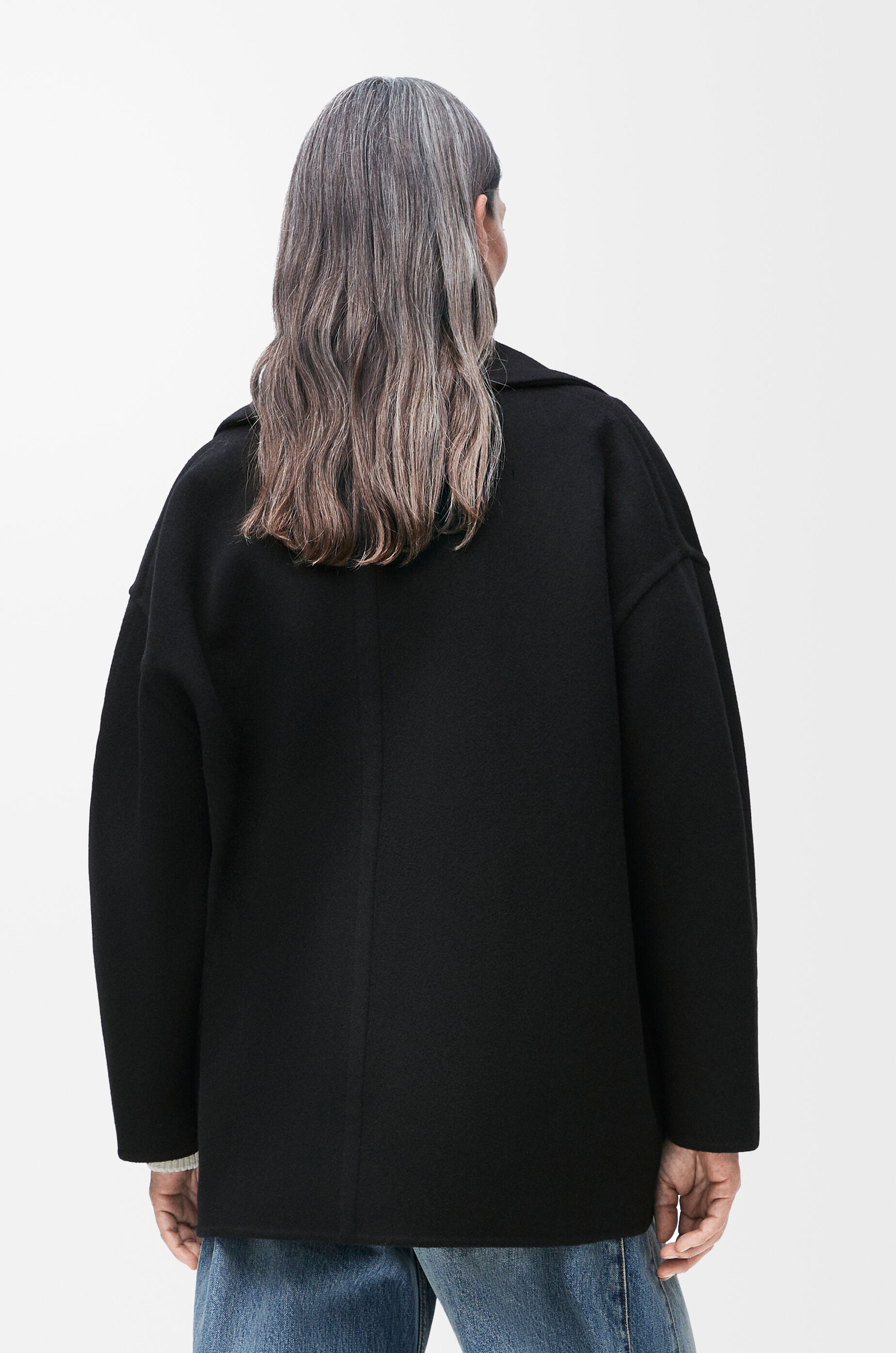 ショート コート(ウール) ブラック - LOEWE ショート コート(ウール) ブラック - LOEWE
