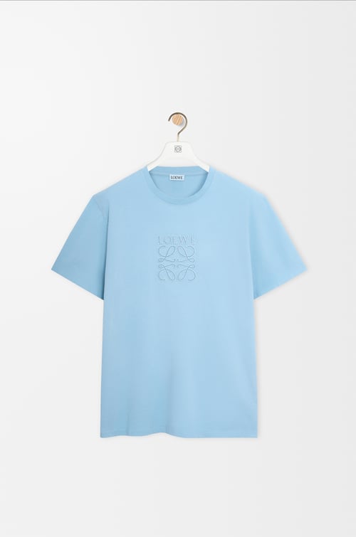 LOEWE Relaxed fit T-shirt in cotton Light Blue