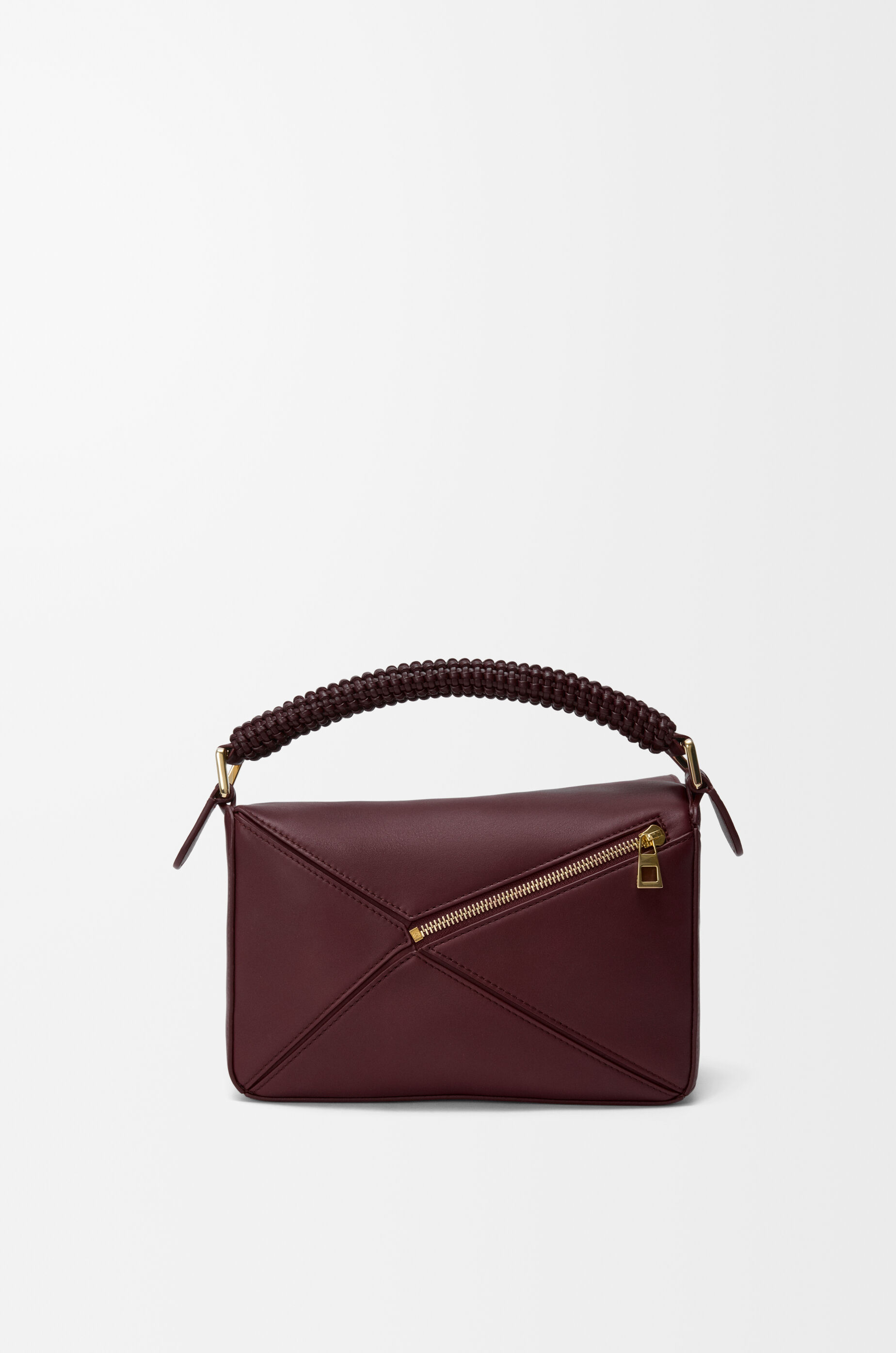 Small Puzzle bag in smooth calfskin and nappa lambskin Red - LOEWE