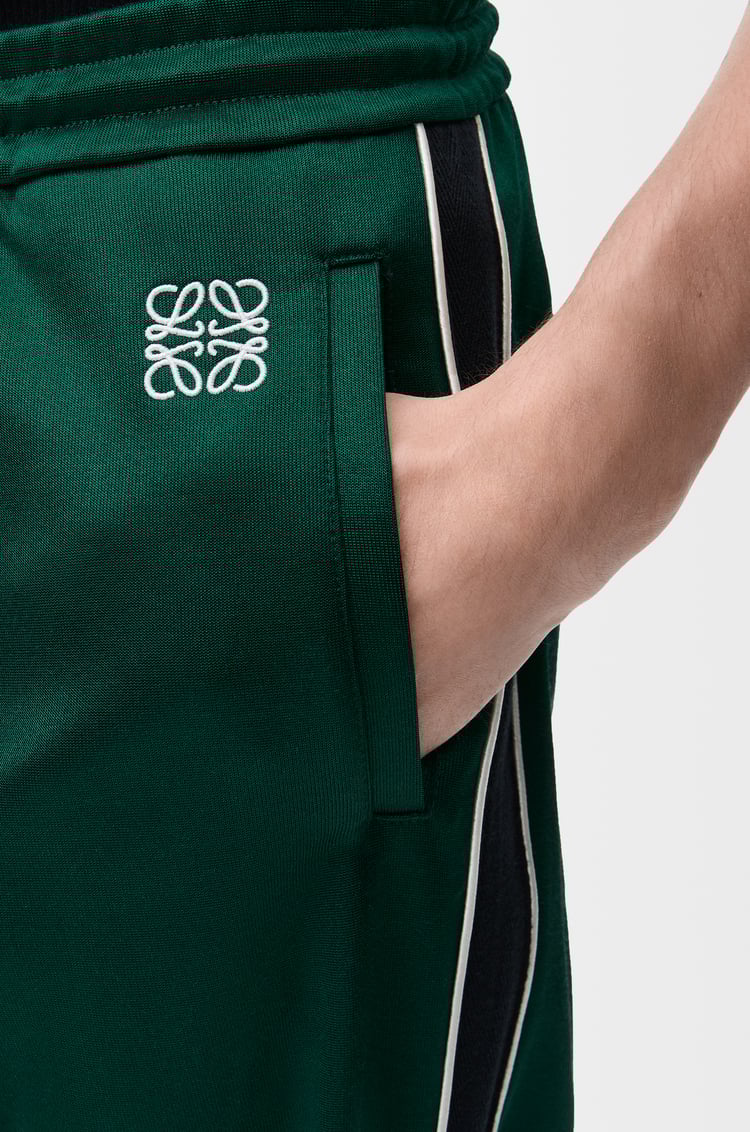LOEWE Tracksuit trousers in technical jersey Dark Green