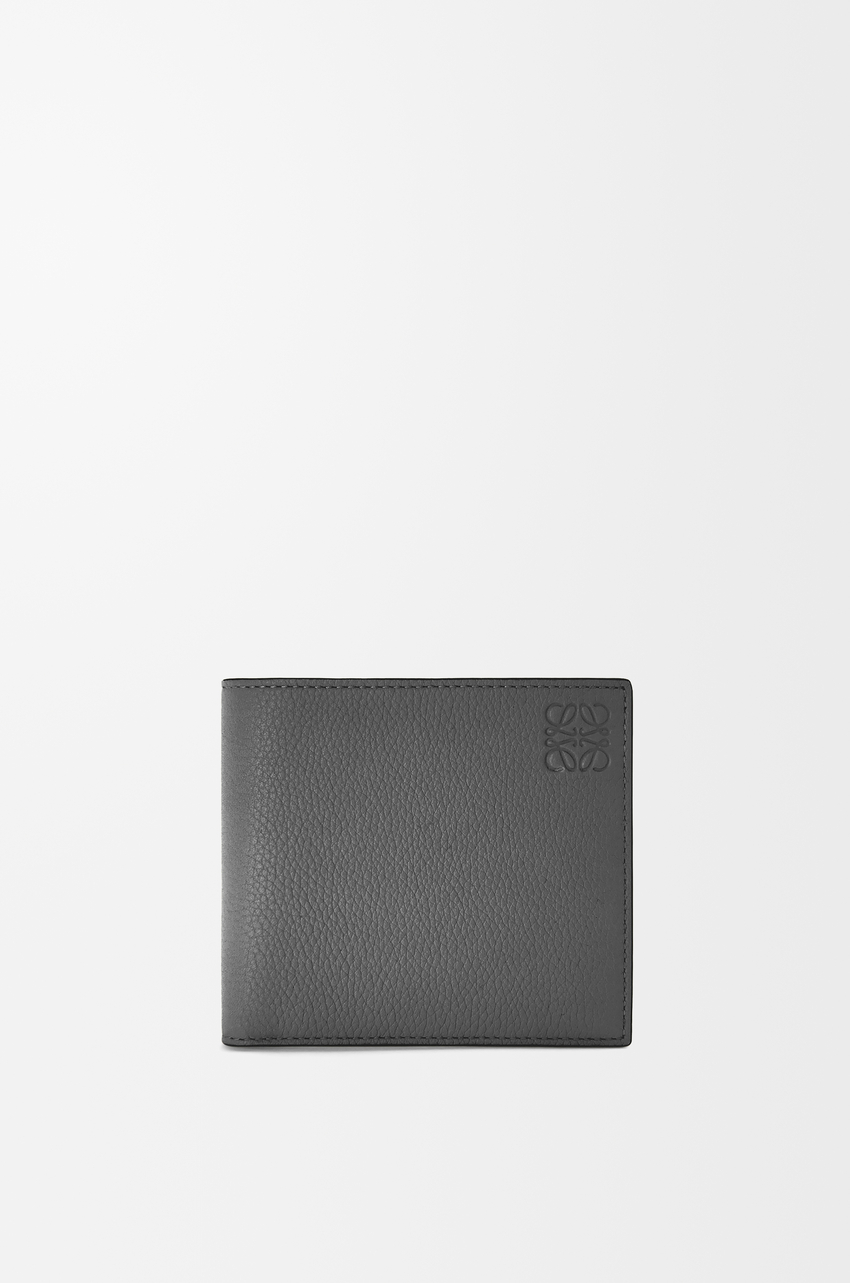 Bifold wallet in soft grained calfskin