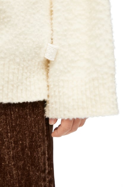 LOEWE Cardigan in wool blend Soft White plp_rd