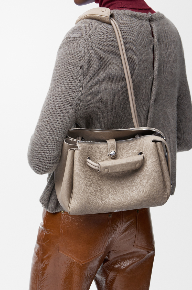 LOEWE Small Madrid bag in supple grained calfskin Clay