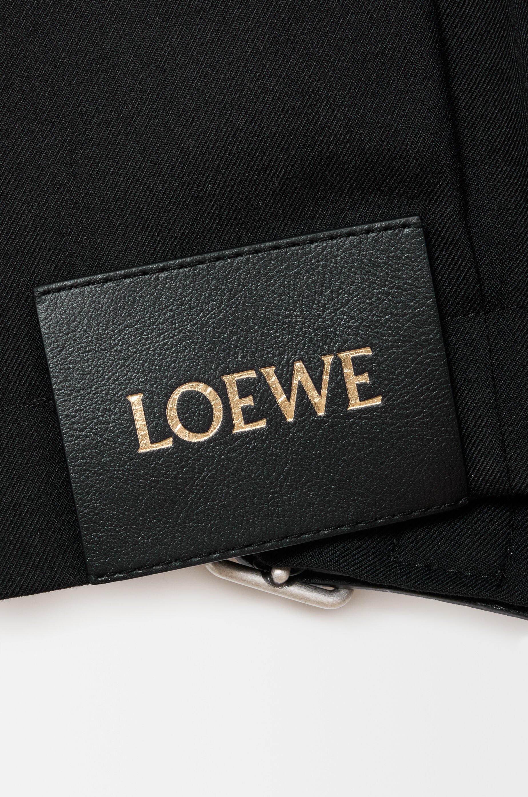 ベルテッド ジャケット（ウール） ブラック - LOEWE