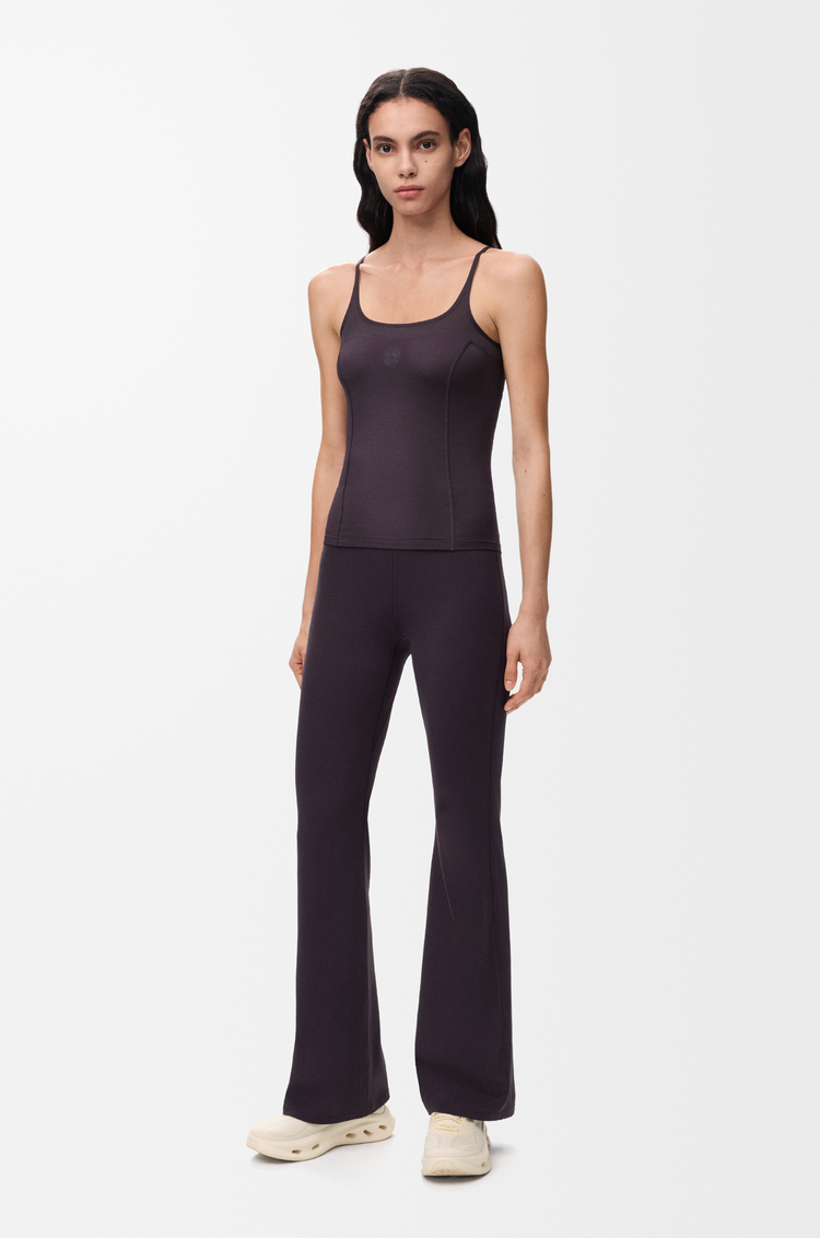 LOEWE Strappy top in technical jersey Purple