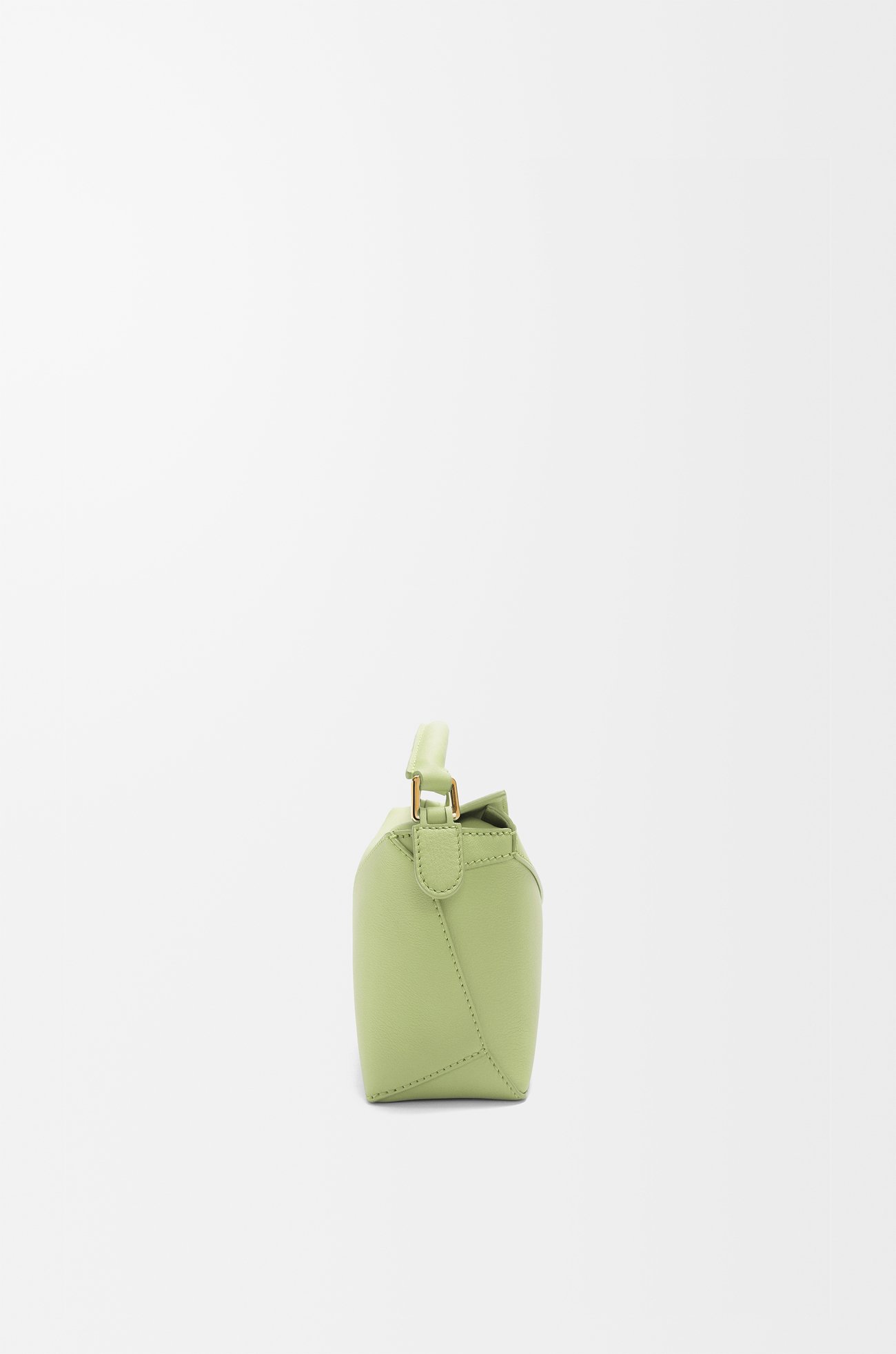 LOEWE Bolso Puzzle mini en piel de ternera Pera Claro