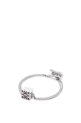 LOEWE Single Anagram bracelet in sterling silver Silver plp_rd