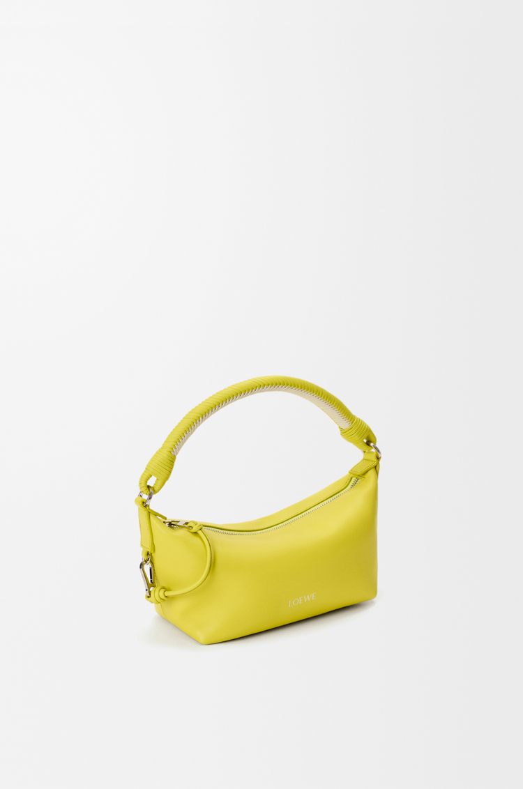 LOEWE Cala mini bag in mellow nappa lambskin Lemon/Soft White