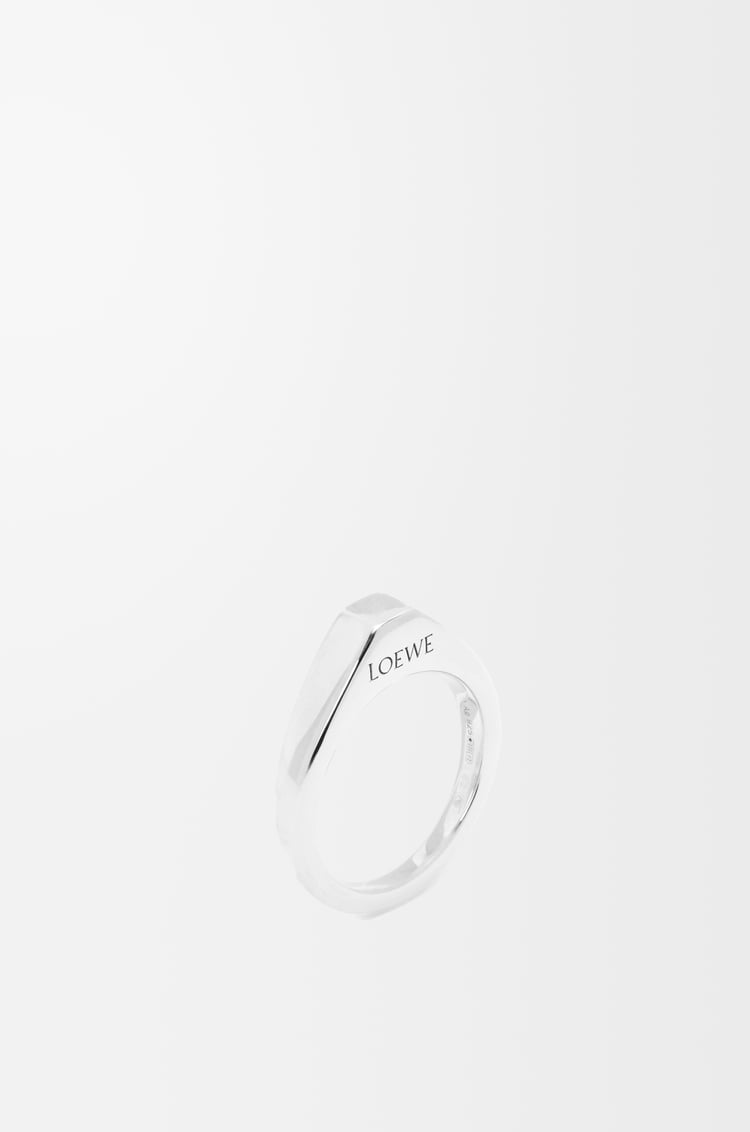 LOEWE Bague Stirrup en argent sterling Argent