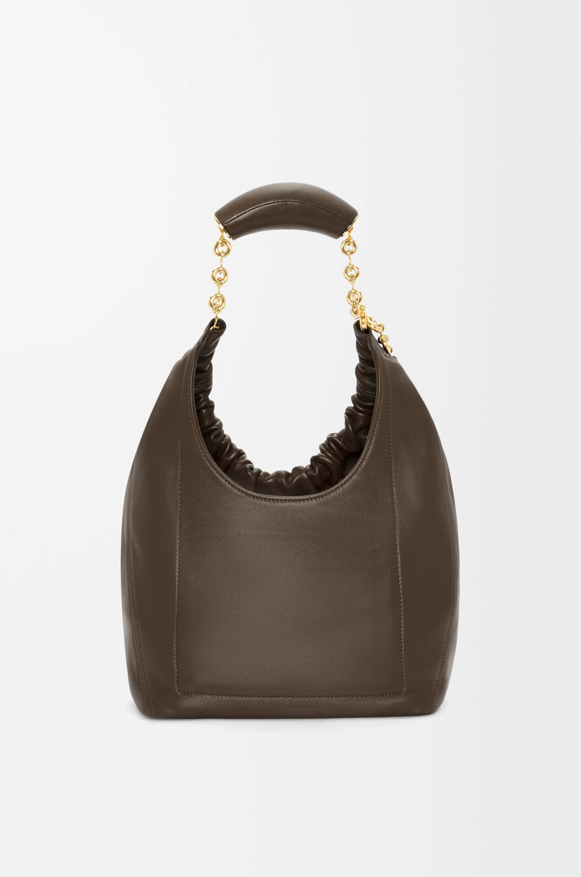 25新作 ロエベ スクイーズバッグ スモール メローナパラム スクイーズバッグ スモール(メローナパラム) ブラウン - LOEWE