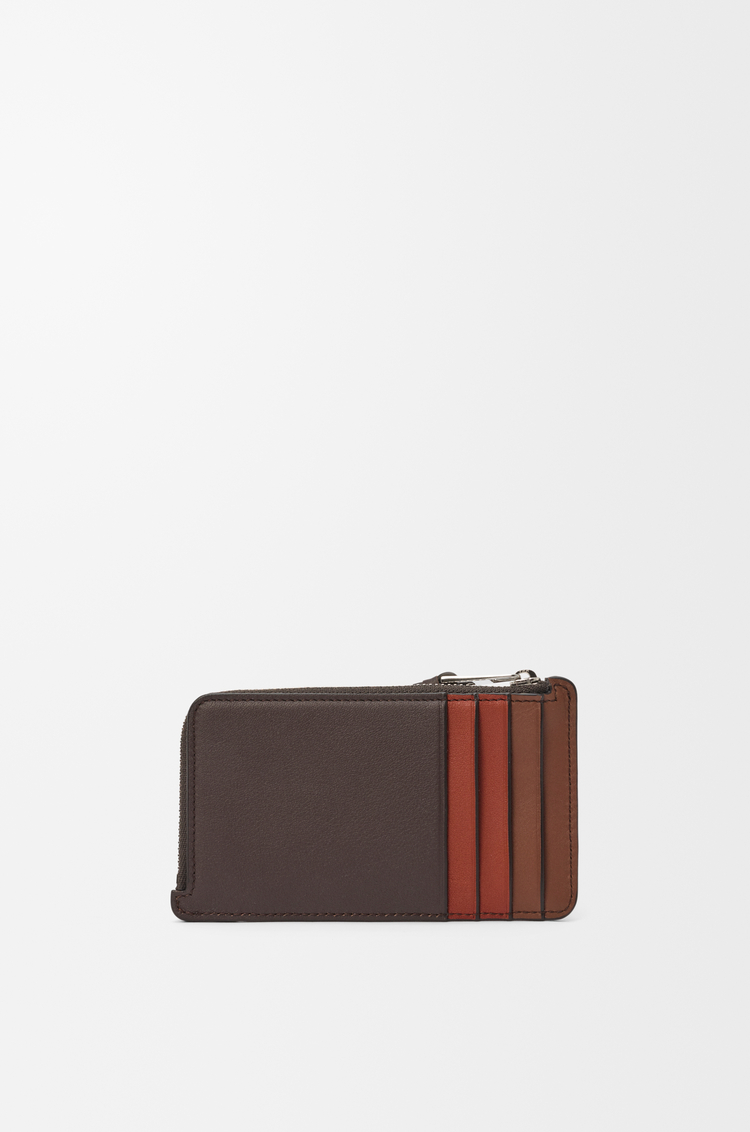 LOEWE パズル コインカードホルダー（クラシックカーフ） チョコレート/トメット
