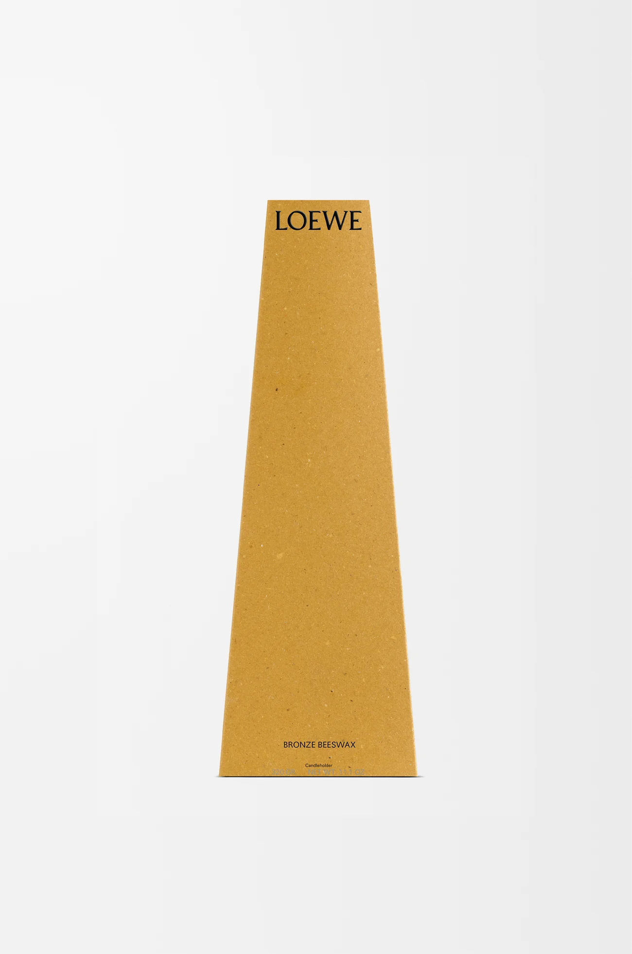 LOEWE Bronze beeswax candleholder Amber