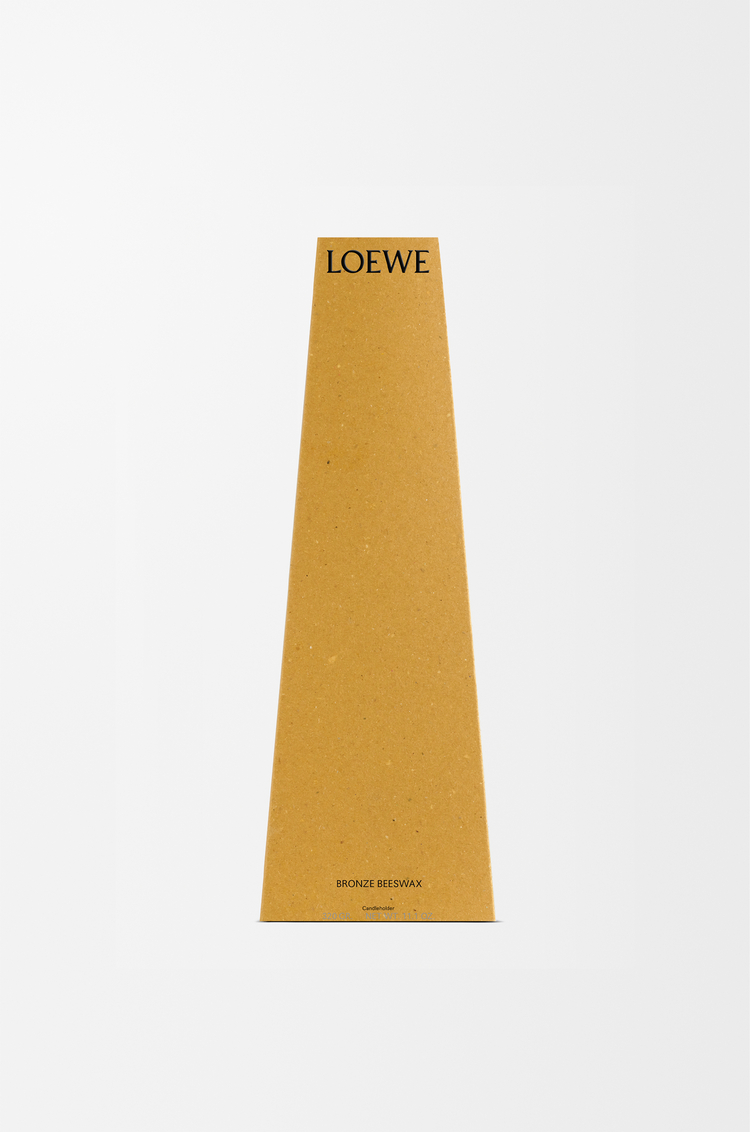 LOEWE ブロンズ ビーワックス キャンドルホルダー アンバー