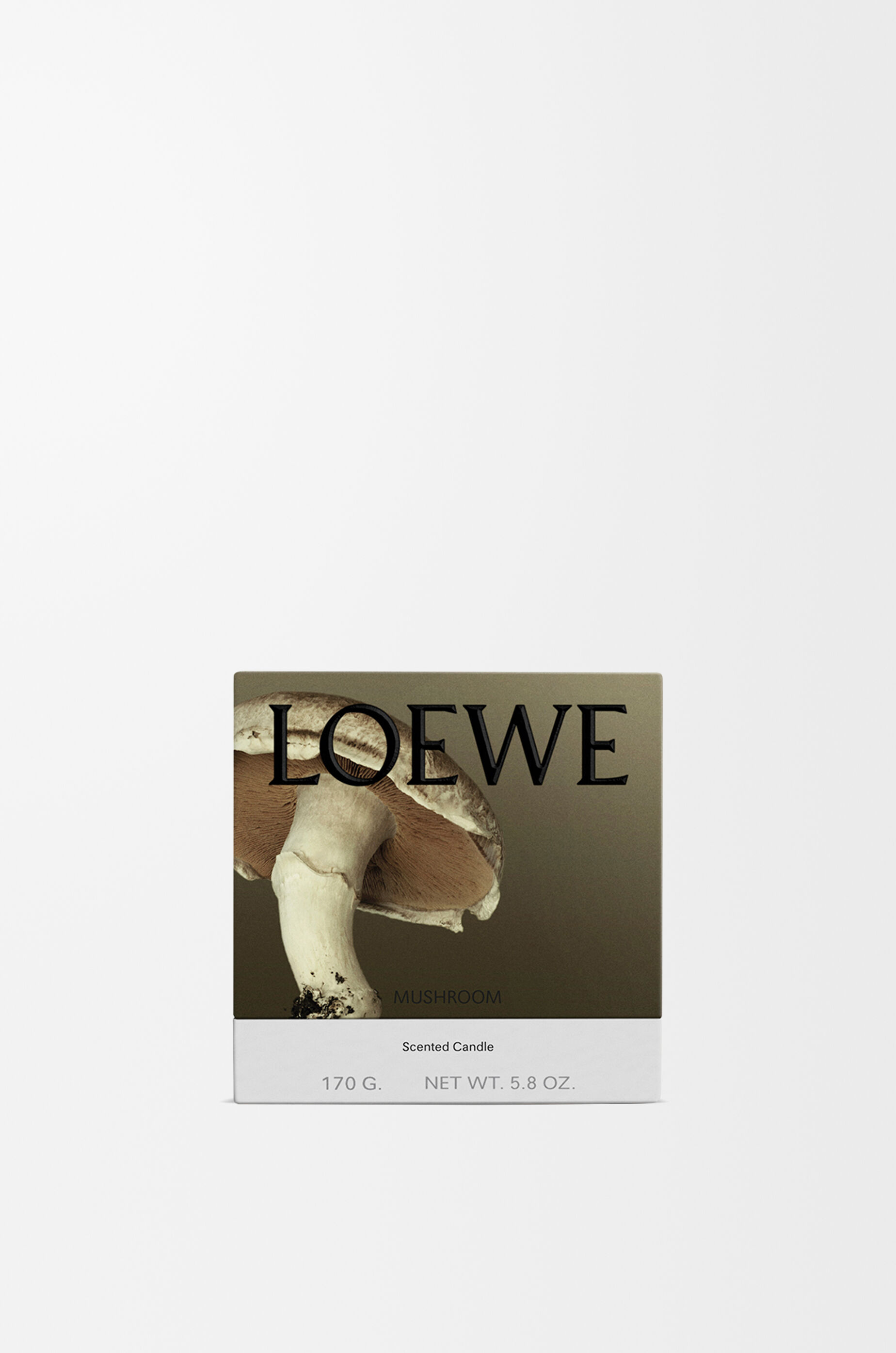 マッシュルーム キャンドル スモール ライトグレー - LOEWE