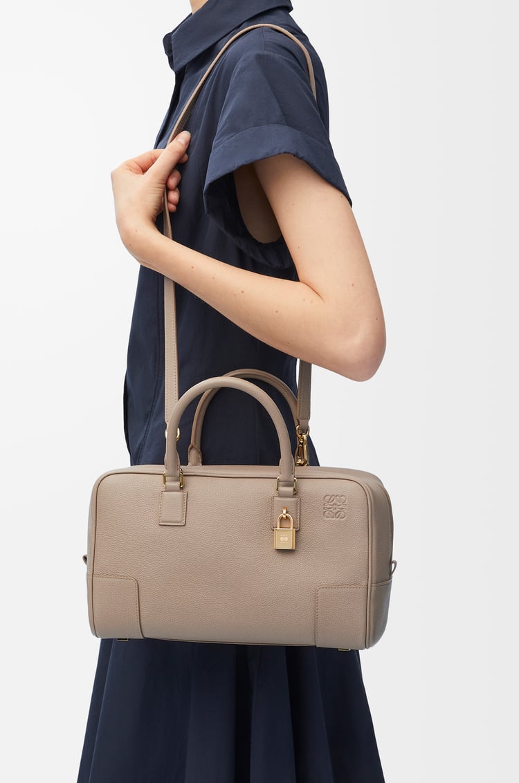 LOEWE Amazona 28 bag in soft grained calfskin Sand
