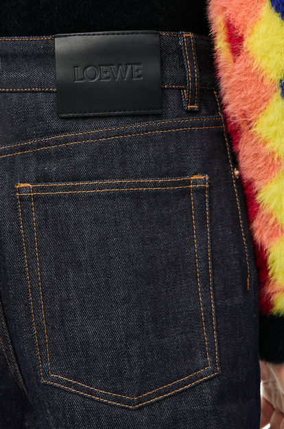 Loewe 25 Short Blue Denim Cotton