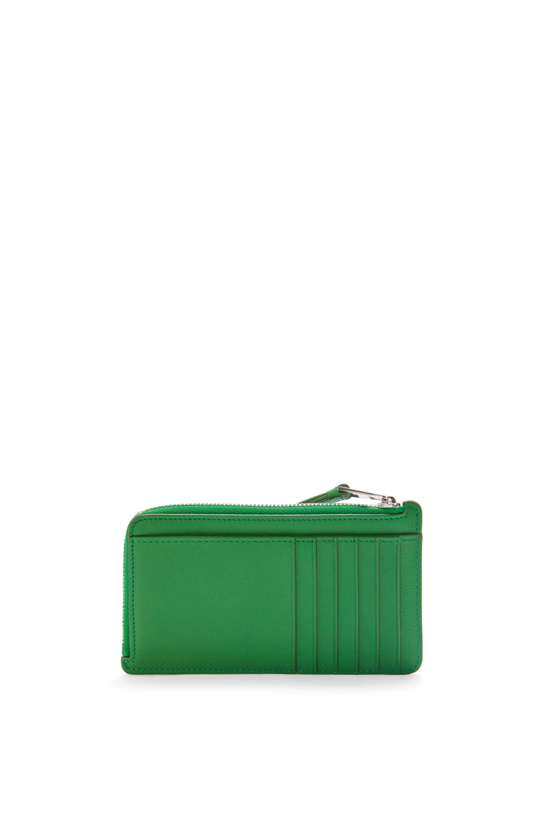 パズル ロング コインカードホルダー（クラシックカーフ） トロピカルグリーン - LOEWE