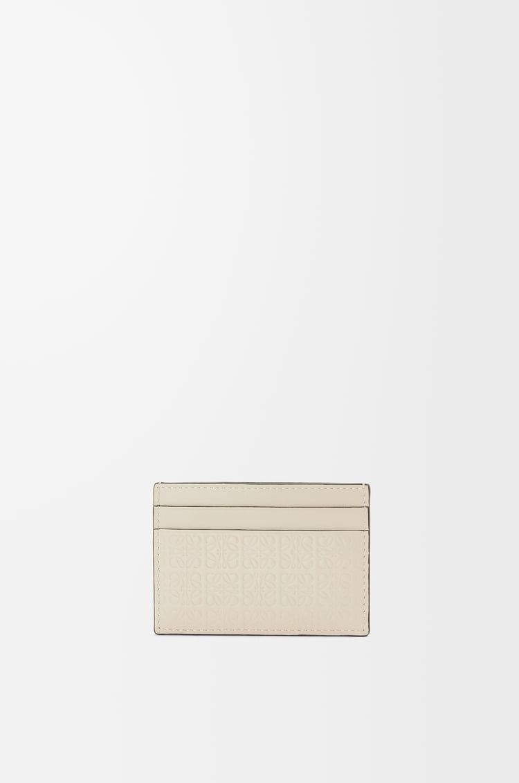 LOEWE リピート プレーン カードホルダー（エンボスシルクカーフ） ライトオーツ