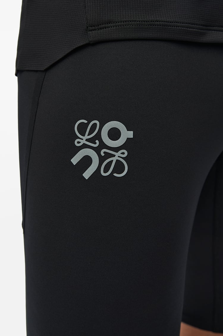 LOEWE Active shorts in technical jersey Black