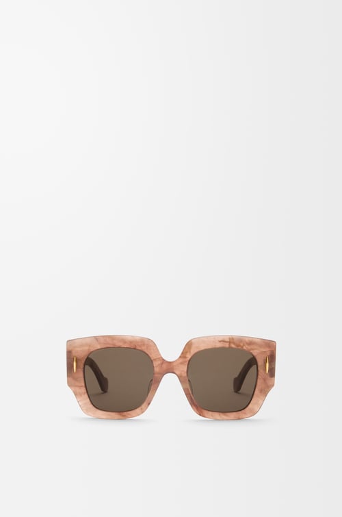 LOEWE Square Screen sunglasses Marble Dark Pink