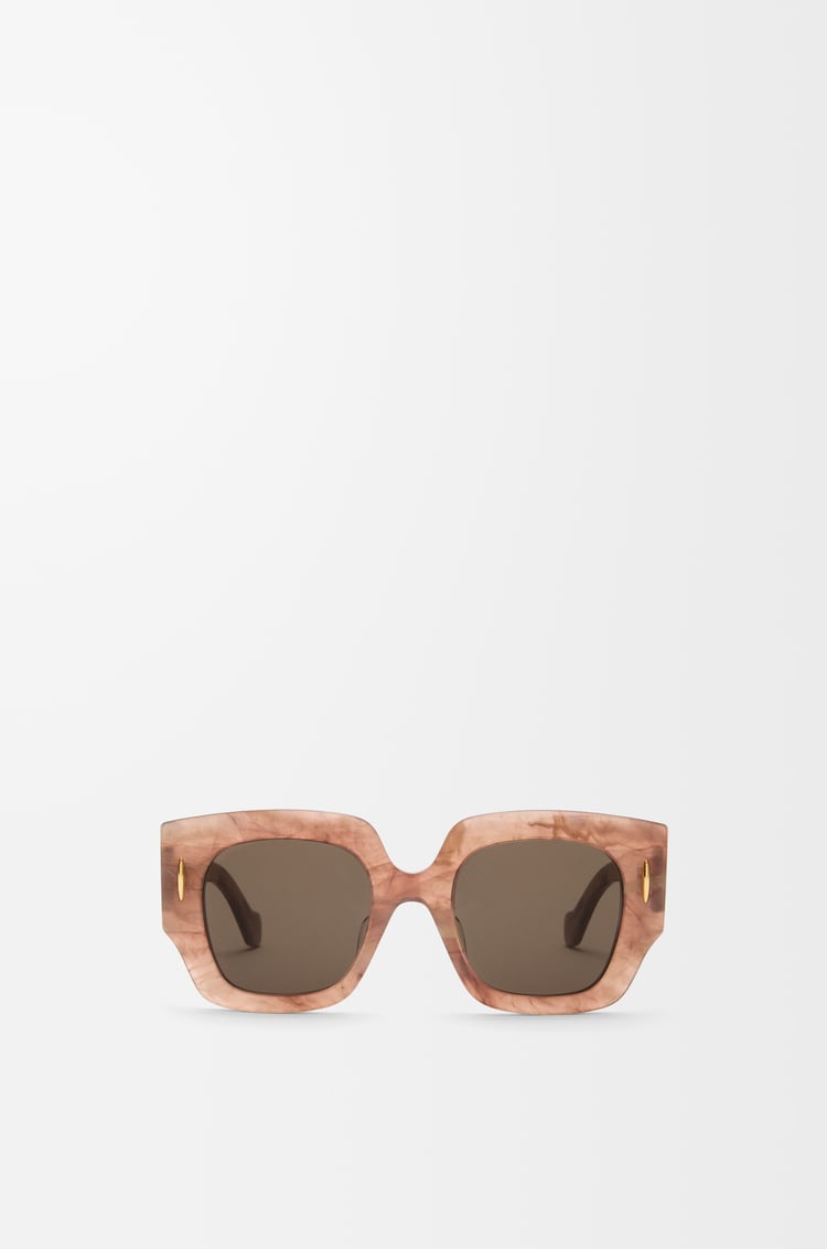 LOEWE Square Screen sunglasses Marble Dark Pink