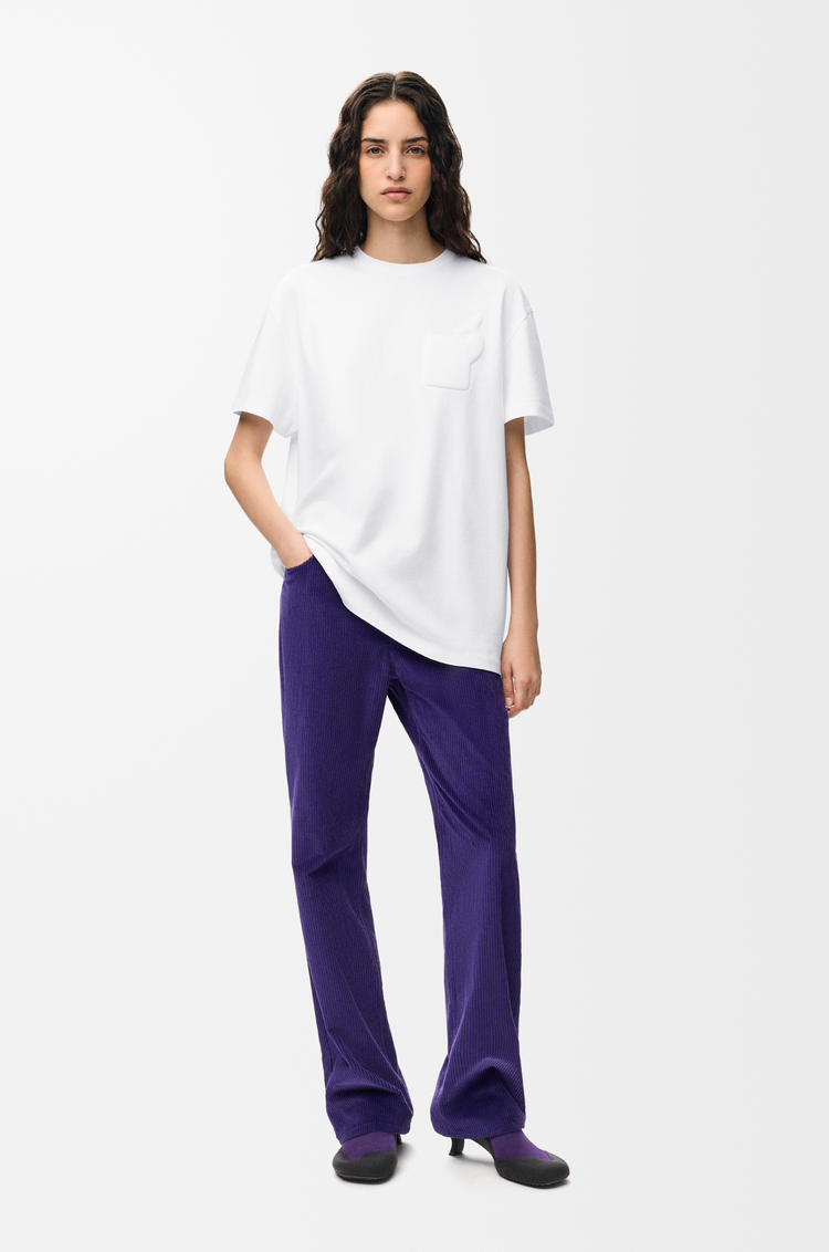 LOEWE T-shirt décontracté en coton Blanc