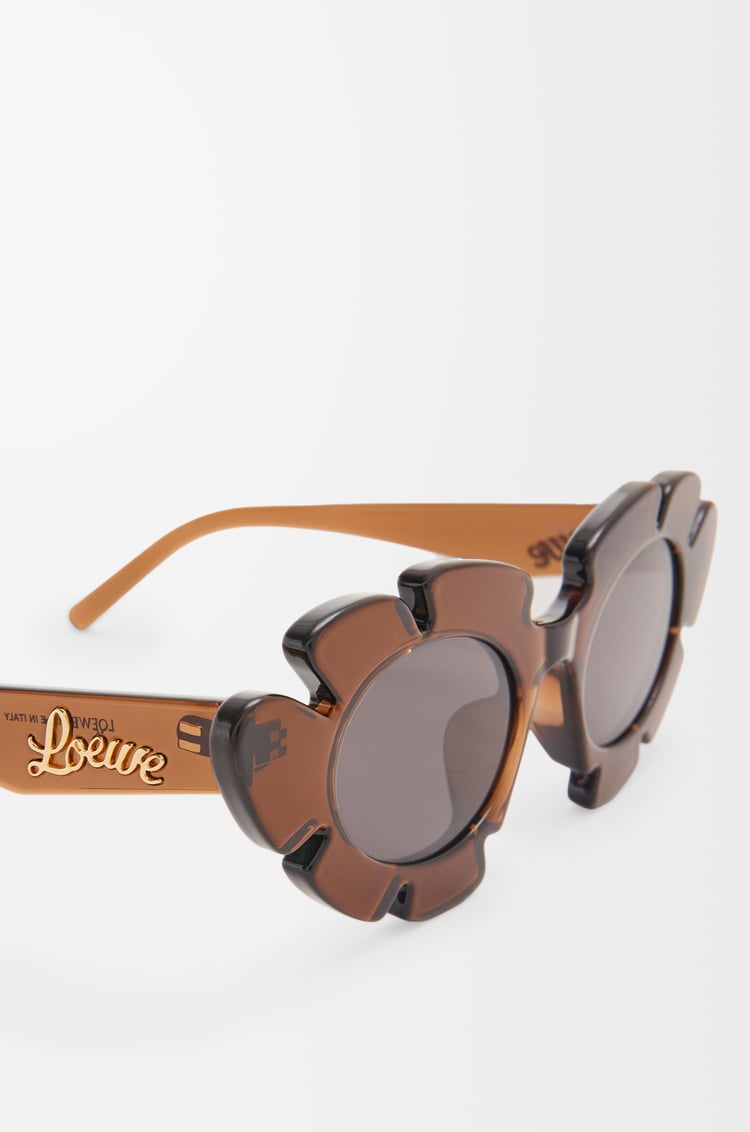LOEWE Flower sunglasses Transparent Brown