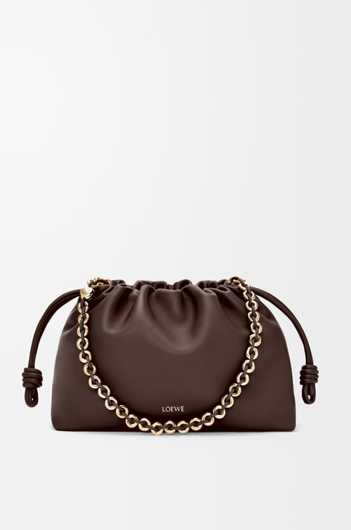 LOEWE フラメンコパース（メローナパラム） ダークブラウニー