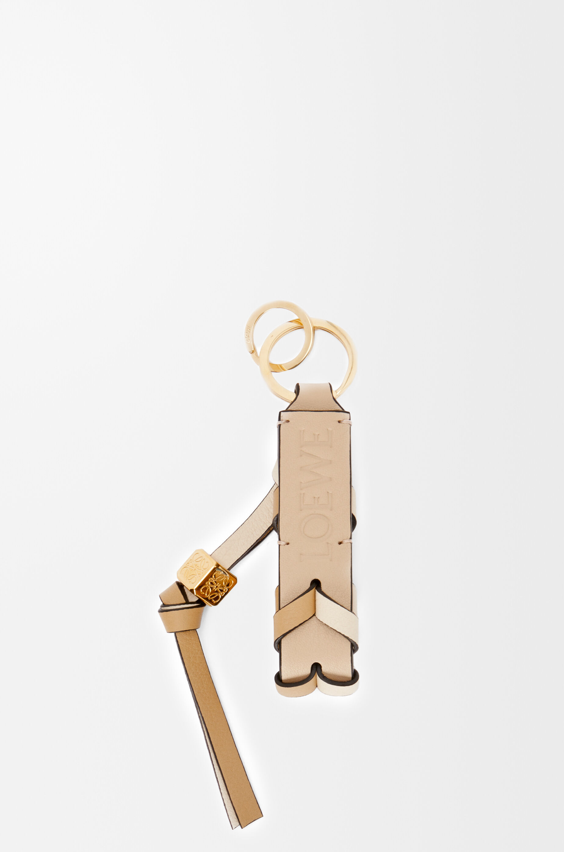 LOEWE ロエベ ブレイデッドキーリング LOEWE（ロエベ） 【新品同様】 クロスブレイデッド キーリング
