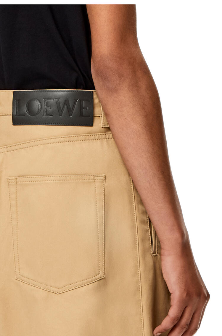 LOEWE Low crotch trousers in cotton Beige pdp_rd