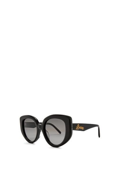 LOEWE Gafas de sol Butterfly en acetato Negro plp_rd