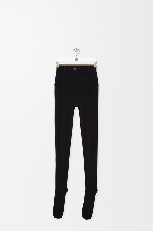 LOEWE Legging en mezcla de viscosa Negro