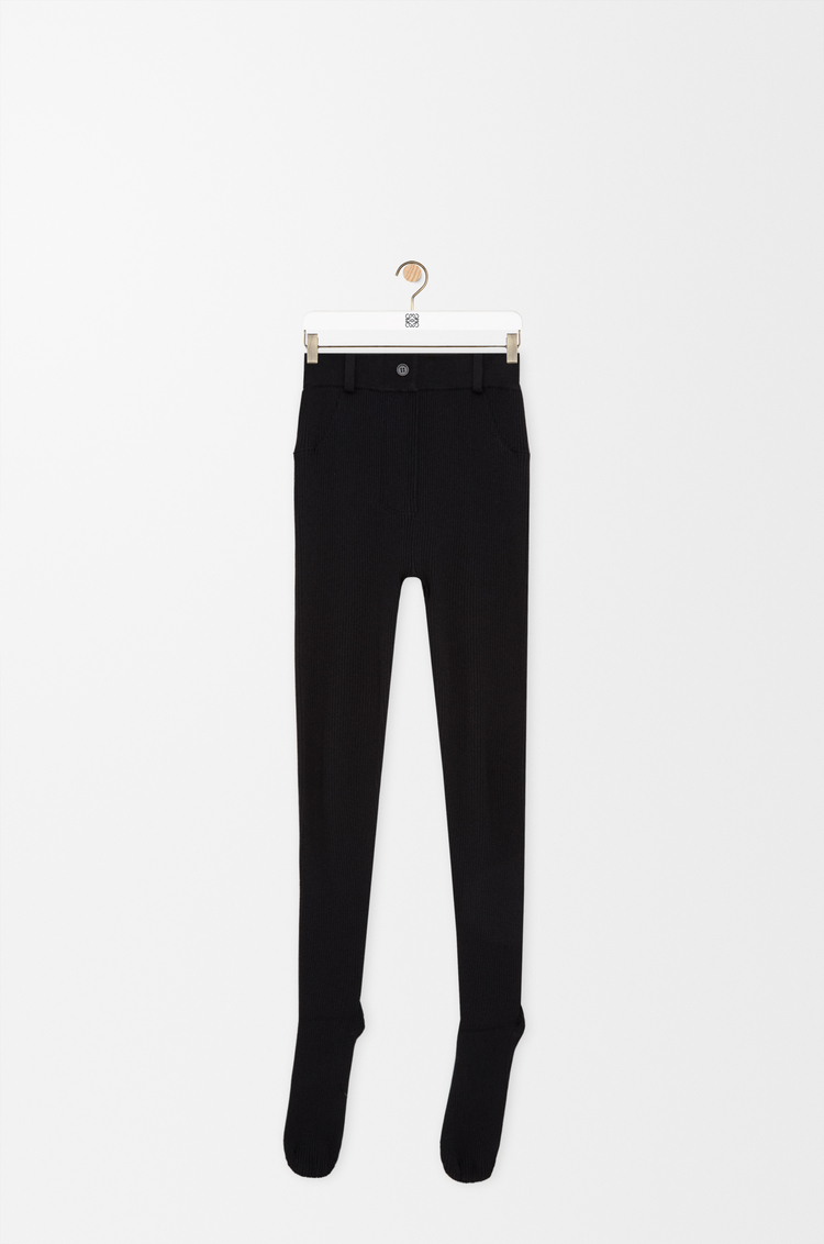 LOEWE Legging en mezcla de viscosa Negro