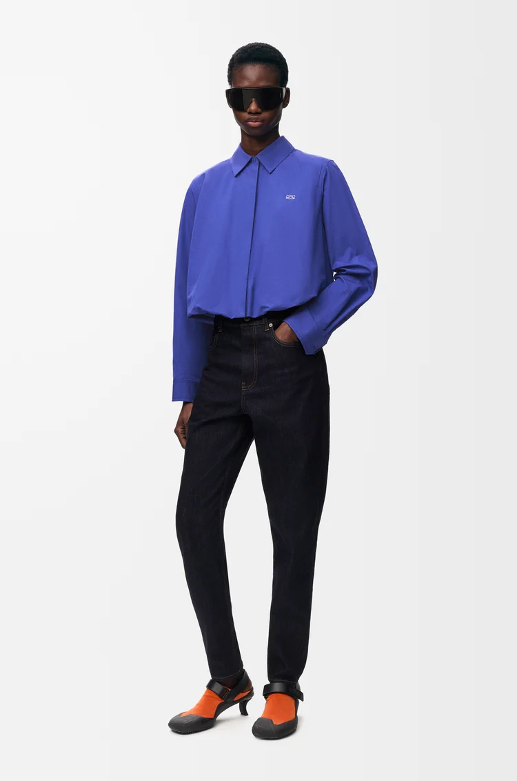LOEWE Shirt in cotton Blue
