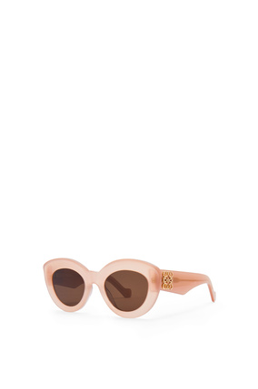 LOEWE Butterfly Anagram sunglasses in acetate Pink Tulip plp_rd