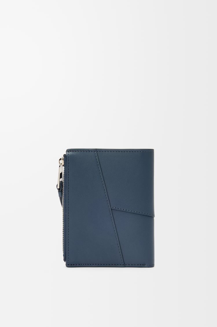 LOEWE パズル スリム コンパクト ウォレット（クラシックカーフ） インディゴダイ