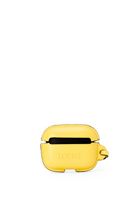 LOEWE AirPod Pro case in smooth calfskin Yellow plp_rd