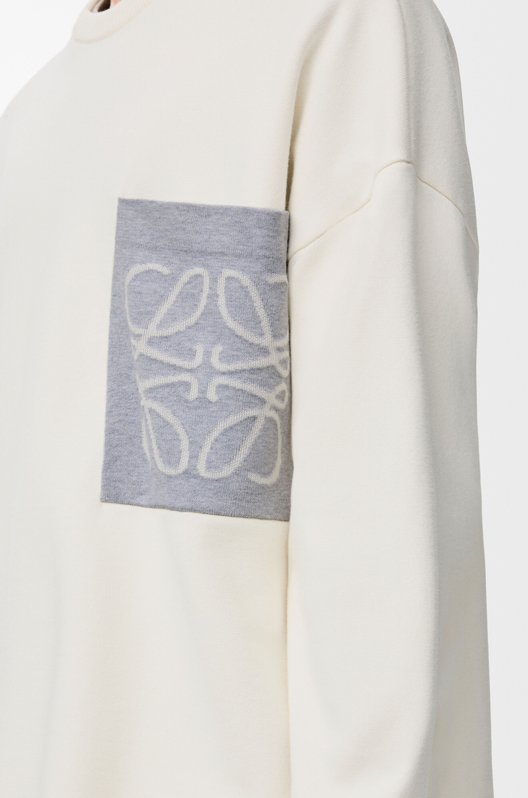 アナグラム ポケット セーター（コットンブレンド） ベージュ - LOEWE