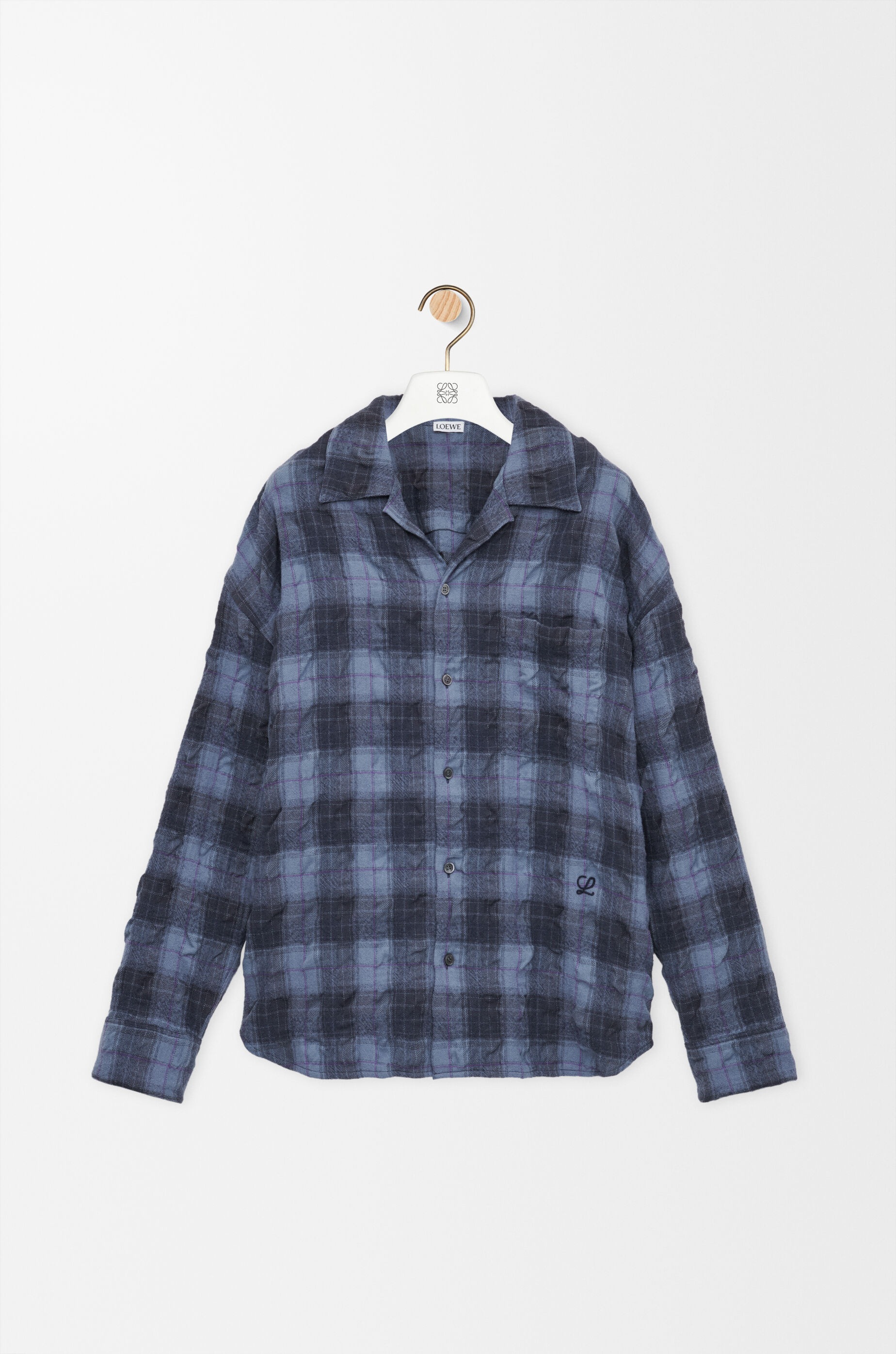 シャツ（ウール&コットン） ブルー - LOEWE
